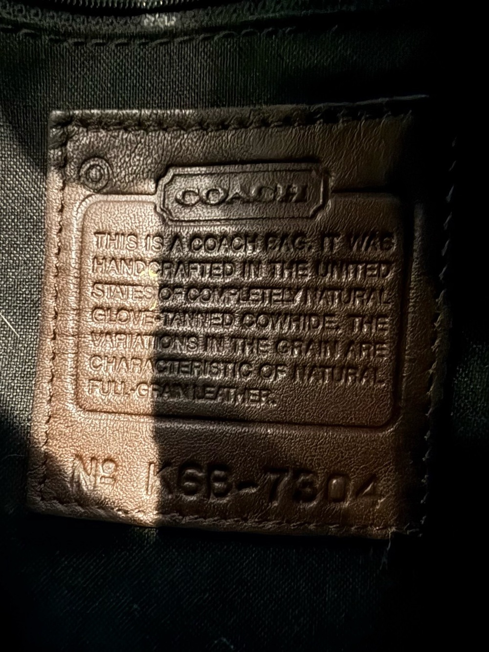 Vintage Coach 7304 Lunch Tote, Like New - Picture 5 of 5